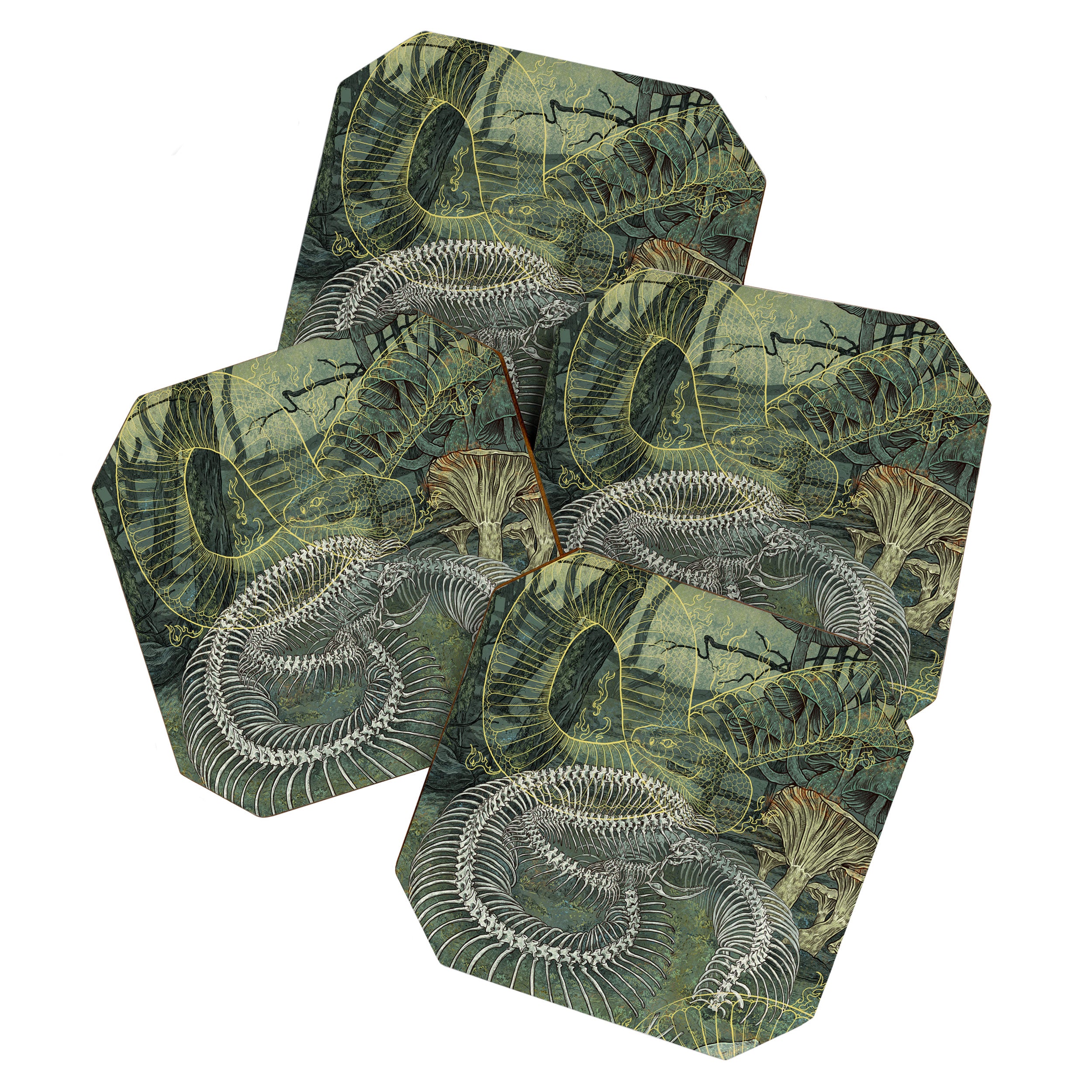 Green Bone Coaster Gallery Image 1