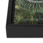 Green Bone Framed Canvas Print Gallery Image 3