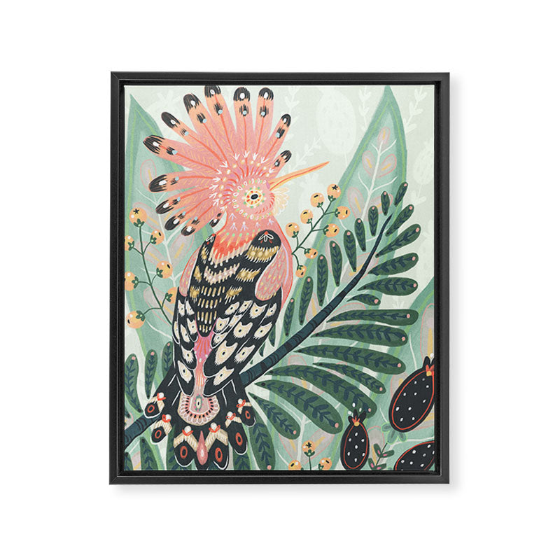 Hoopoe Bird Framed Canvas Print Gallery Image 6