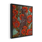 Huginn And Muninn in Odainsackr Framed Canvas Print Gallery Image 2