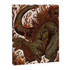 Kaiju In Flames  Canvas Print Gallery Image 6