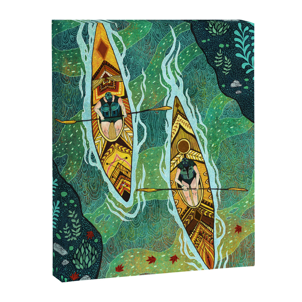 Kayaking Canvas Print Gallery Image 6