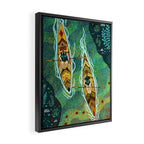 Kayaking Framed Canvas Print Gallery Image 2
