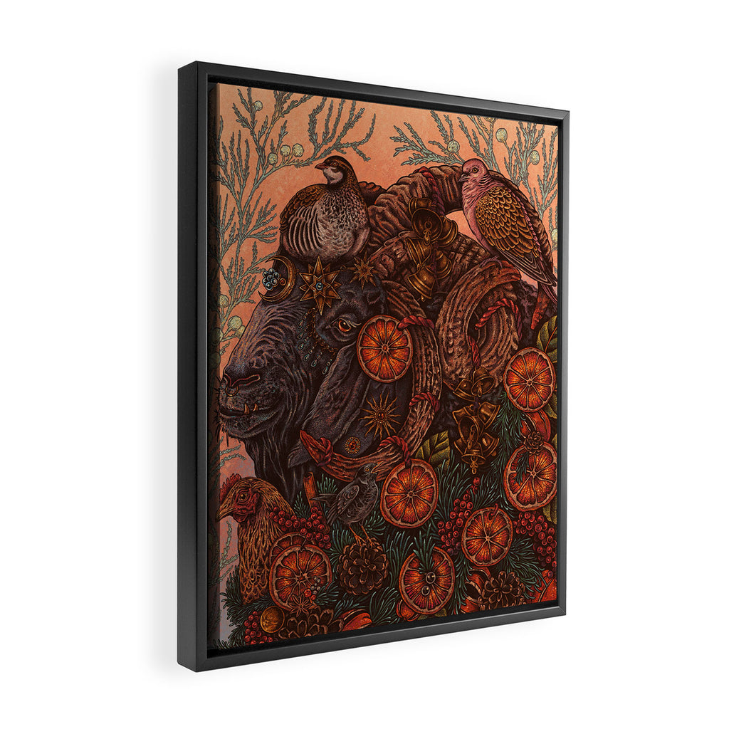 Krampus 2024 Framed Canvas Print Gallery Image 2
