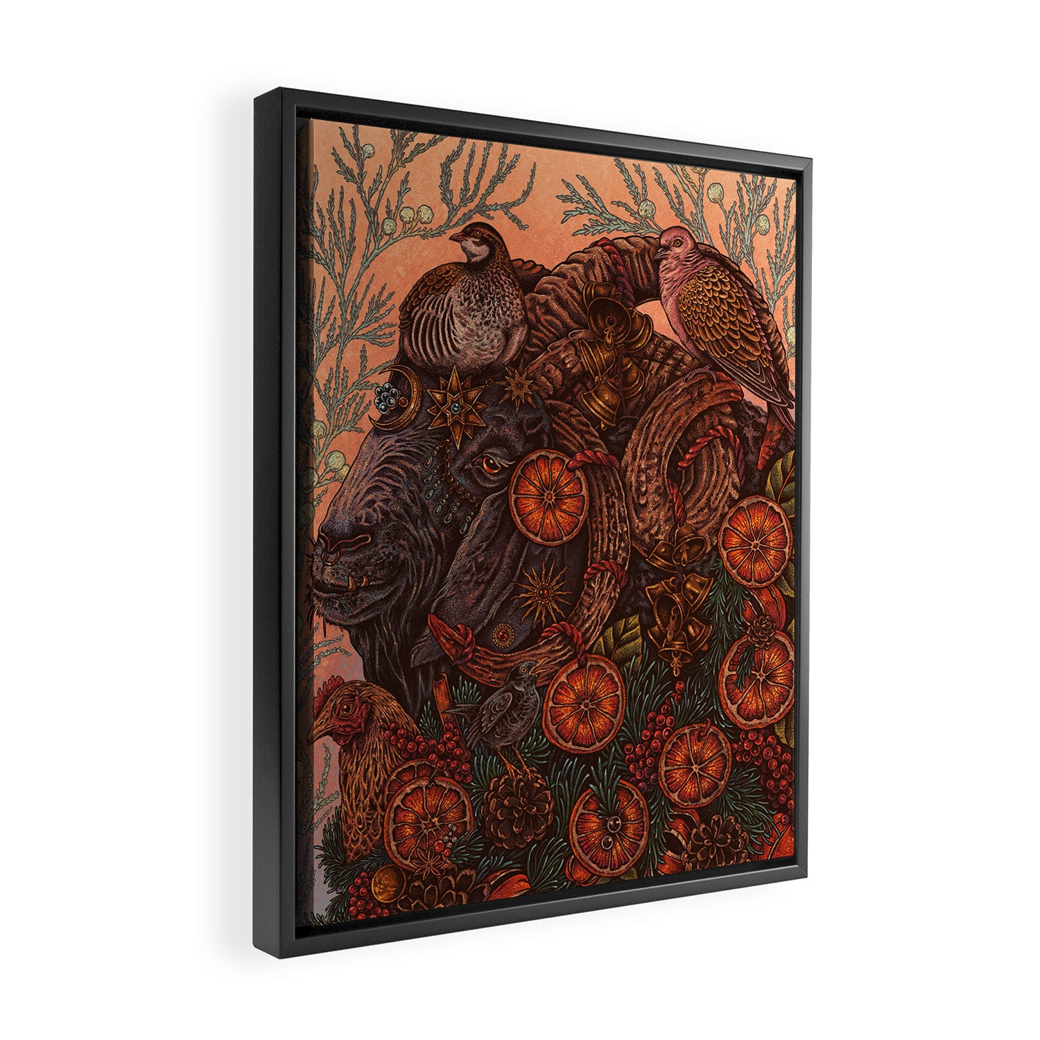 Krampus 2024 Framed Canvas Print Gallery Image 2