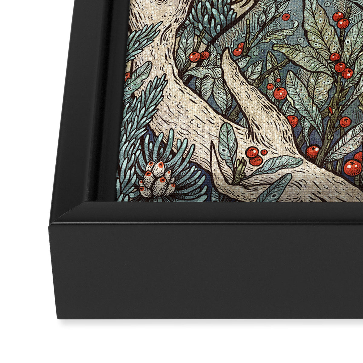 Krampus Framed Canvas Print Gallery Image 3