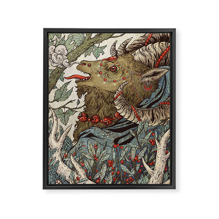 Krampus Framed Canvas Print Gallery Image 1