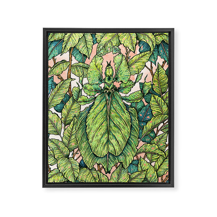 Leaf Mimic Framed Canvas Print Gallery Image 1