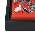 Lil Cluckers Framed Canvas Print Gallery Image 3