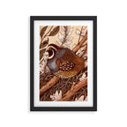 Little Quail Framed Art Print Gallery Image 2