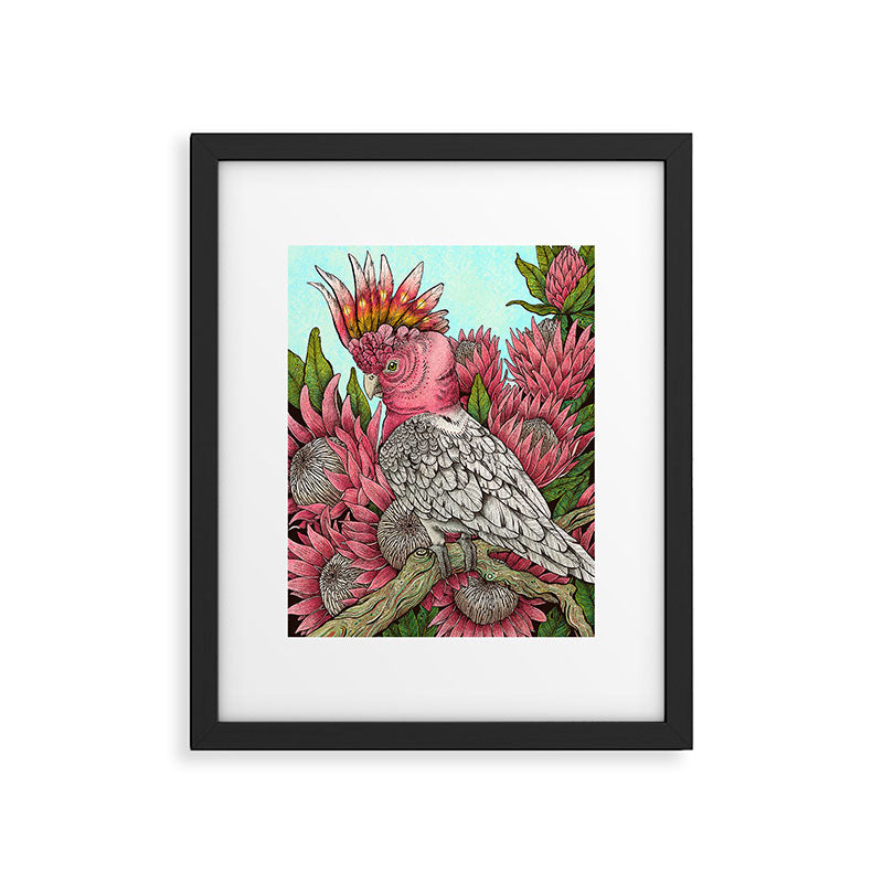 Major Mitchells Cockatoo Framed Art Print Gallery Image 5