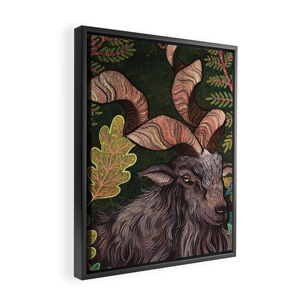 Markhor Framed Canvas Print Gallery Image 2