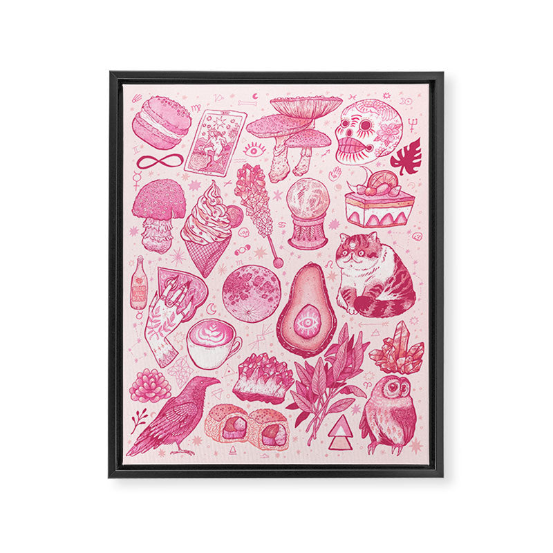 Millennial Witch Framed Canvas Print Gallery Image 6