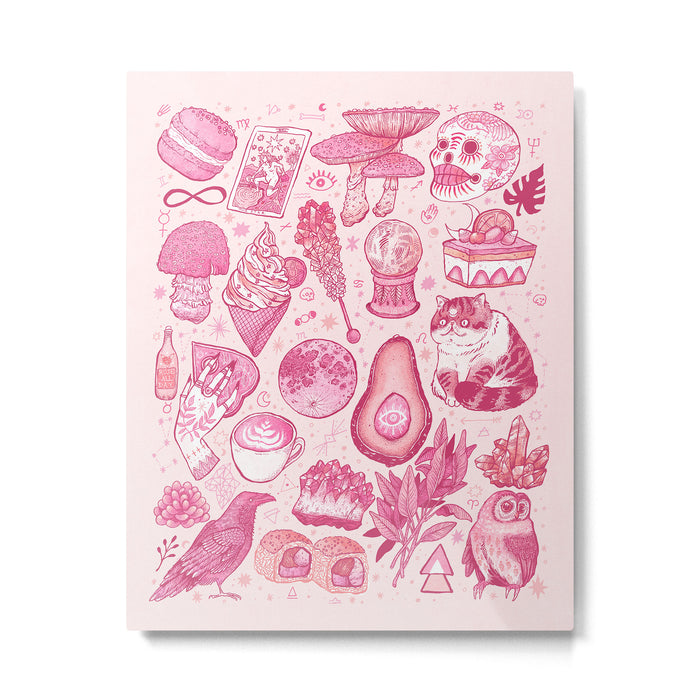 Millennial Witch Metal Print Gallery Image 1