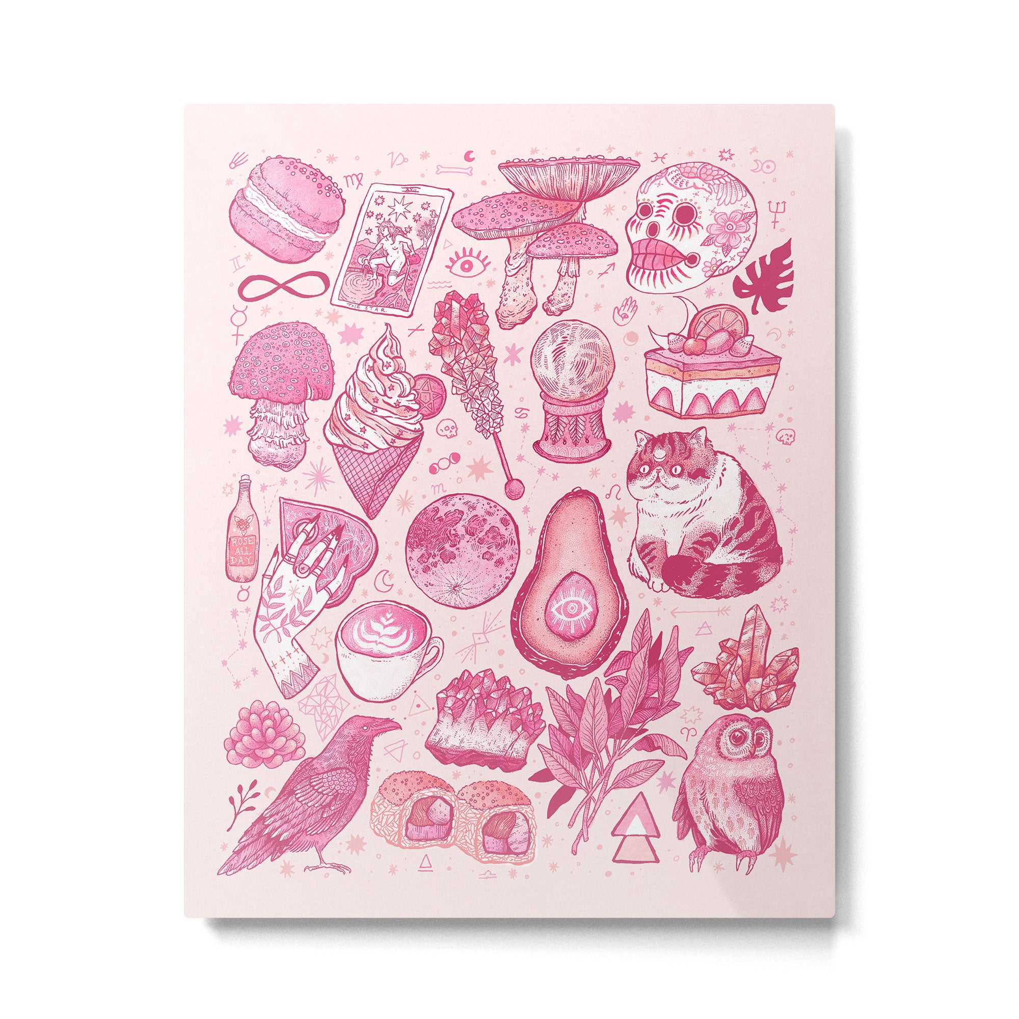 Millennial Witch Metal Print Gallery Image 4