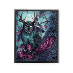 Night Owl Framed Canvas Print Gallery Image 6