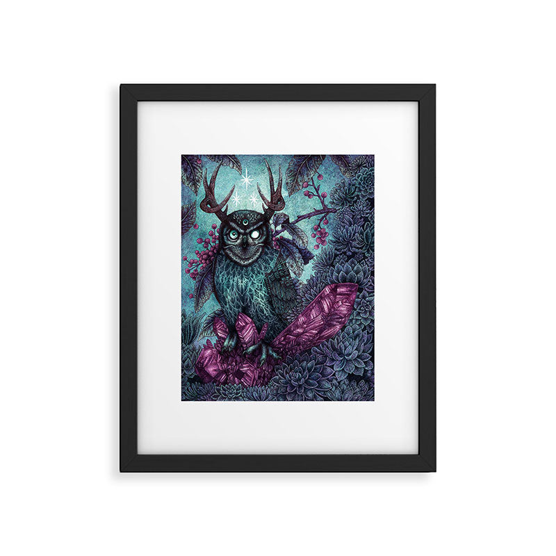 Night Owl Framed Art Print Gallery Image 5