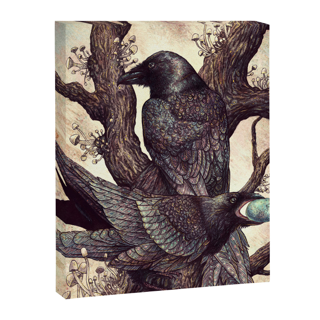 Ravens Canvas Print Gallery Image 6