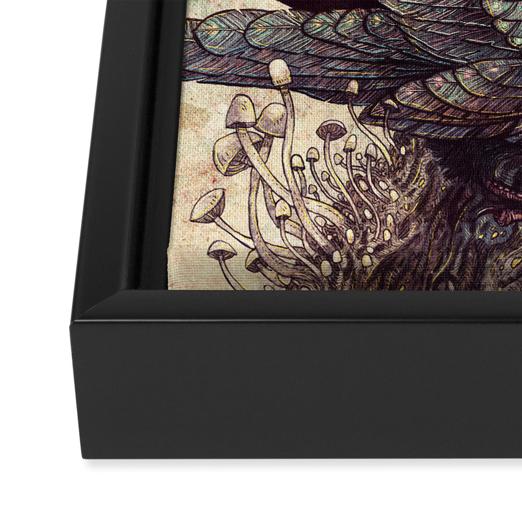 Ravens Framed Canvas Print Gallery Image 3