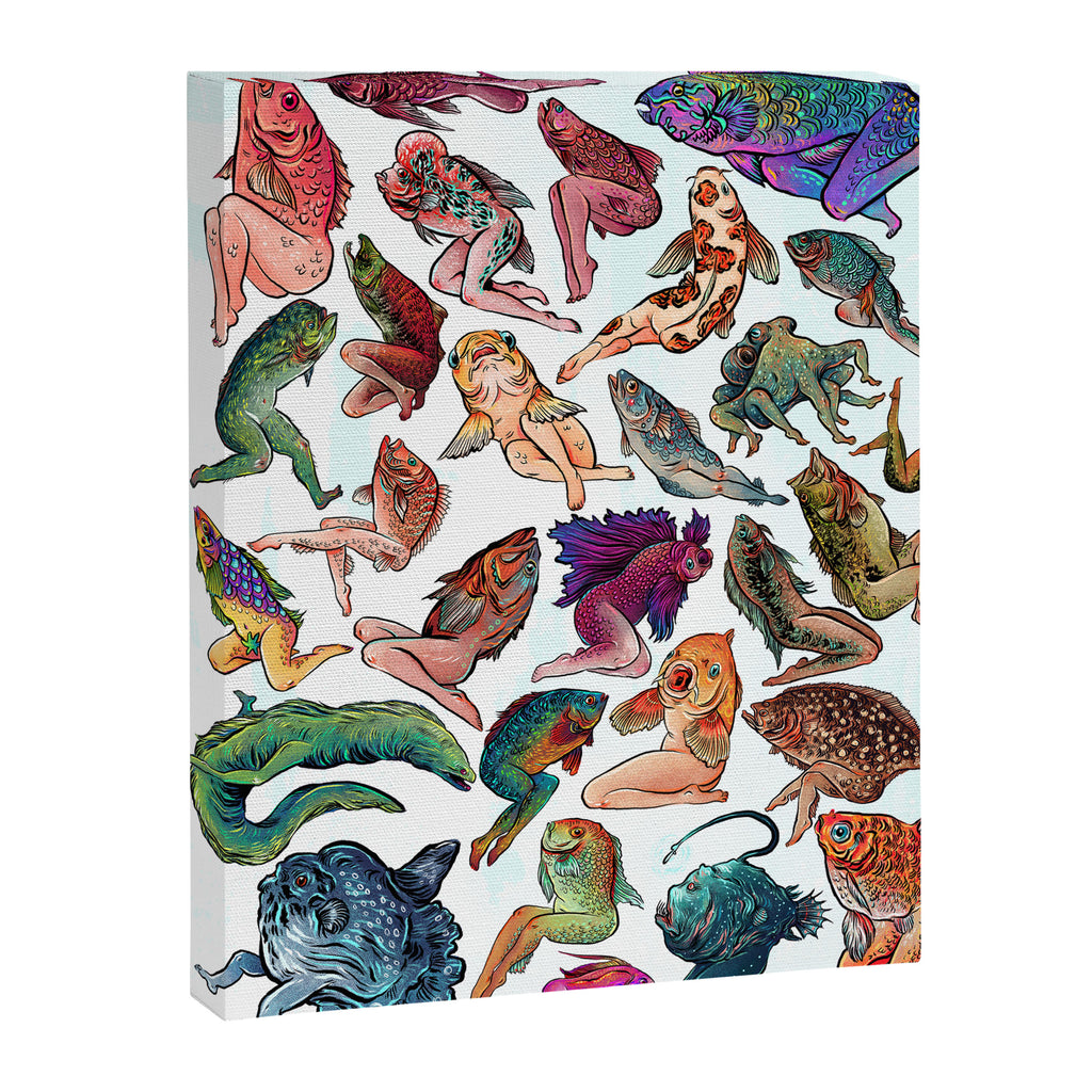 Reverse Mermaids Canvas Print Gallery Image 6