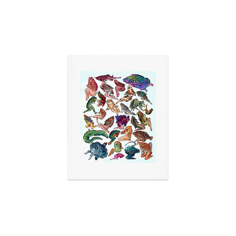 Reverse Mermaids Art Print Gallery Image 1