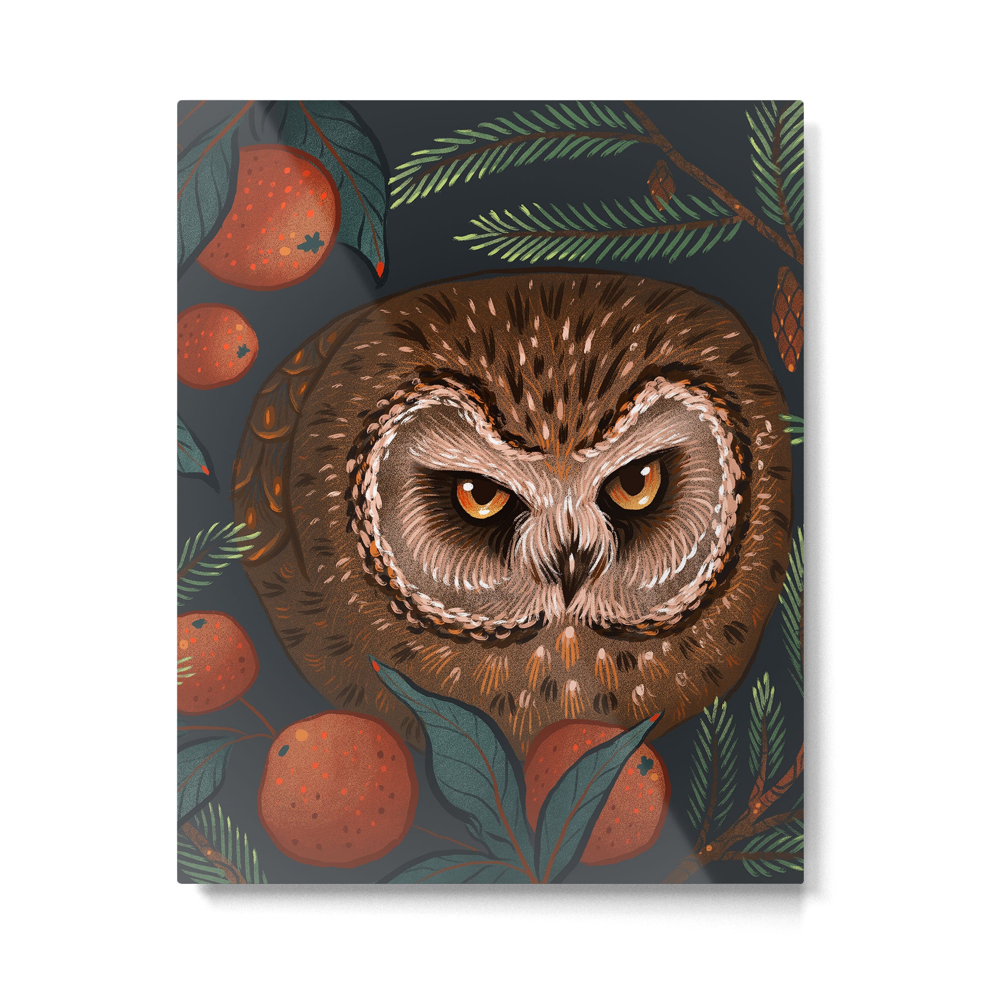 Rockefeller Owl Metal Print Gallery Image 6