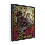 Rose Hen Framed Canvas Print Gallery Image 2