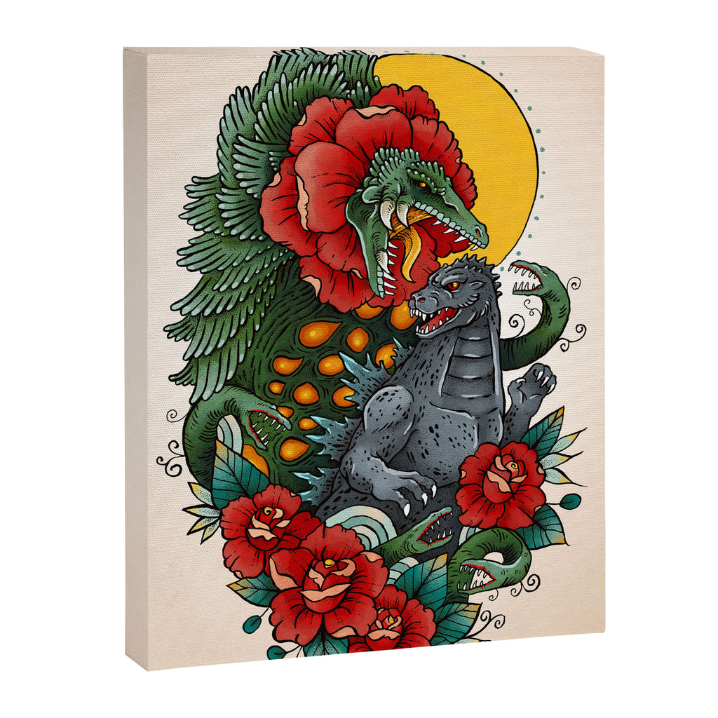 Rose Kaiju Canvas Print Gallery Image 6