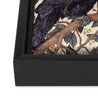 Silvery Cheeked Hornbill Framed Canvas Print Gallery Image 3