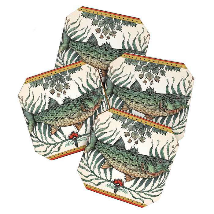 Striper in the Weeds Coaster Gallery Image 1