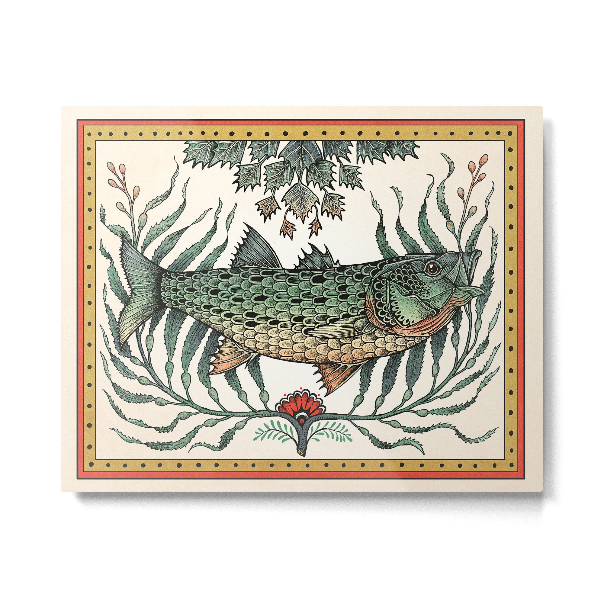 Striper in the Weeds Metal Print Gallery Image 4