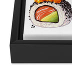 SUSHI Framed Canvas Print Gallery Image 3
