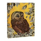 Tawny Owl Yellow Canvas Print Gallery Image 6