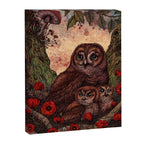 Tawny Owlets Canvas Print Gallery Image 6