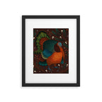 Thanksgiving Pine Turkey Framed Art Print Gallery Image 6