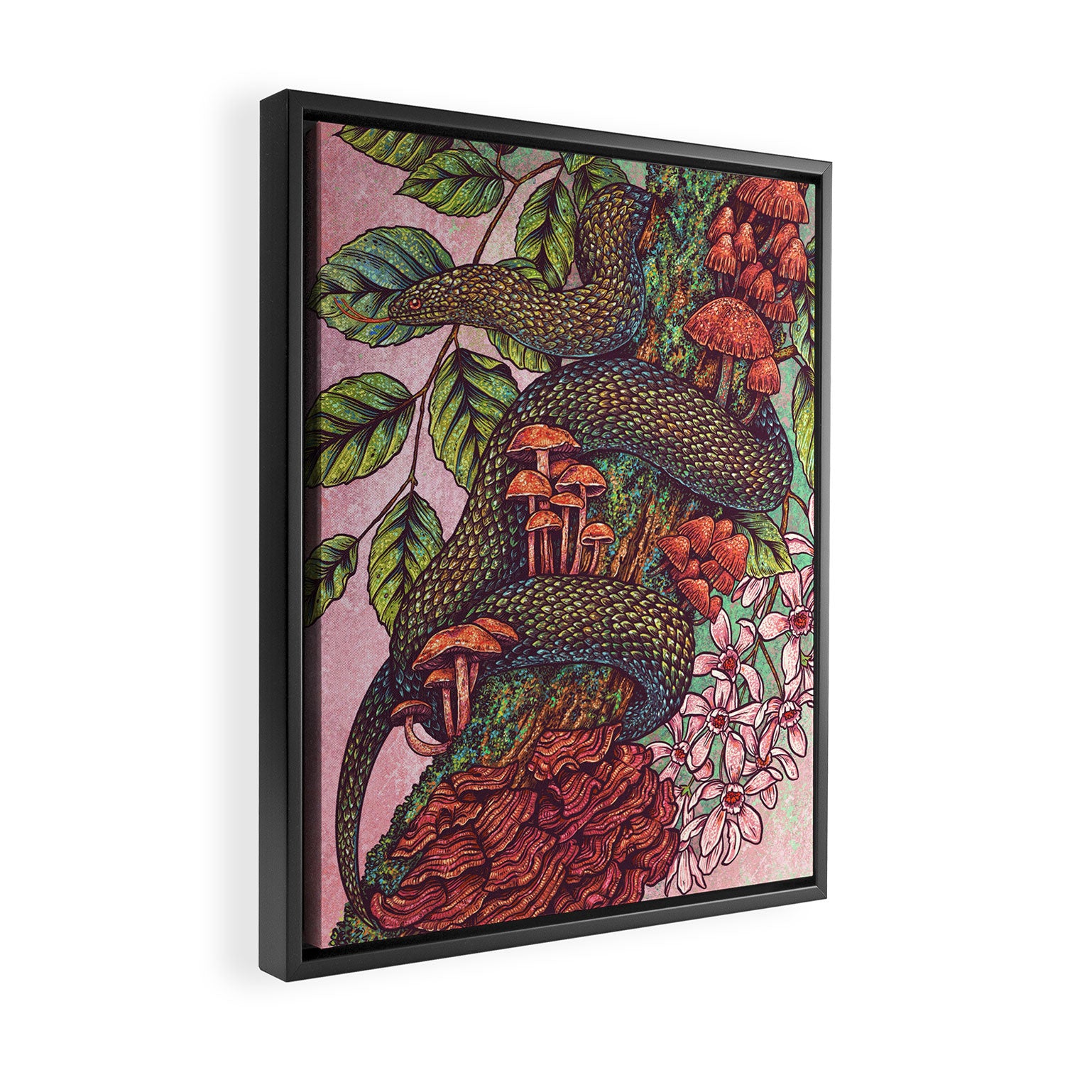 Year of the Snake 2025 Framed Canvas Print Gallery Image 2