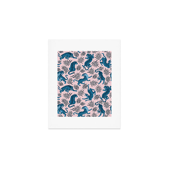 Blue asian tigers Art Print Gallery Image 1