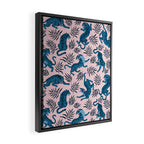 Blue asian tigers Framed Canvas Print Gallery Image 2