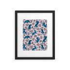 Blue asian tigers Framed Art Print Gallery Image 5