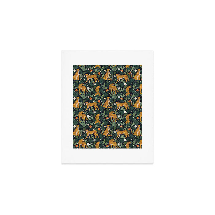 Cheetahs in the tropical Art Print Gallery Image 1