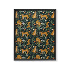 Cheetahs in the tropical Framed Canvas Print Gallery Image 8