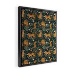 Cheetahs in the tropical Framed Canvas Print Gallery Image 2