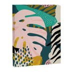 Collage contemporary tribal floral hawaiian pattern. Canvas Print Gallery Image 8