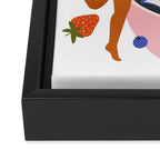 Fruit salad party Framed Canvas Print Gallery Image 3
