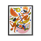 Fruit salad party Framed Canvas Print Gallery Image 6