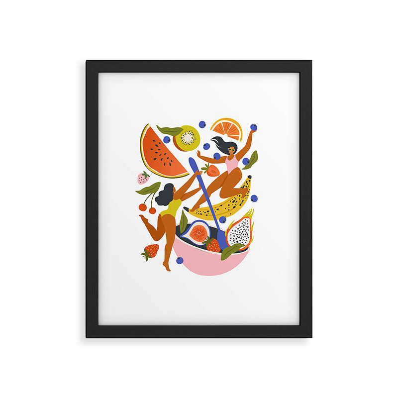 Fruit salad party Framed Art Print Gallery Image 5