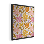 Groovy flowers Framed Canvas Print Gallery Image 2