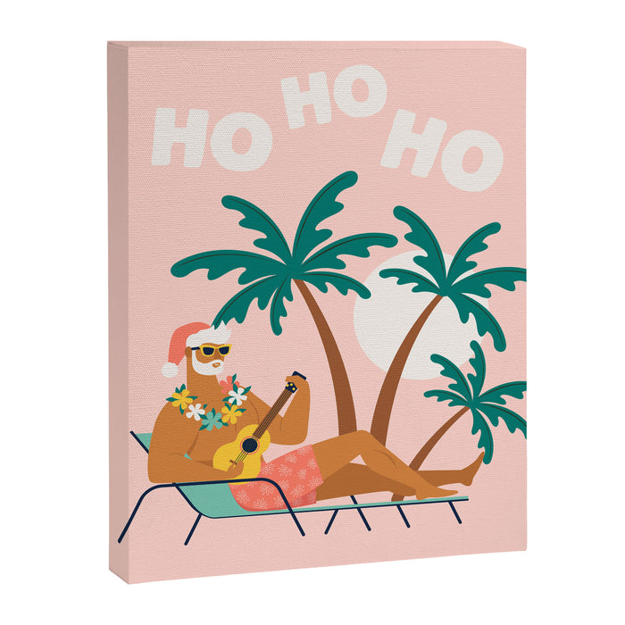 Hot Santa on vacation Canvas Print Gallery Image 1