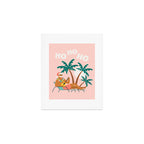 Hot Santa on vacation Art Print Gallery Image 1