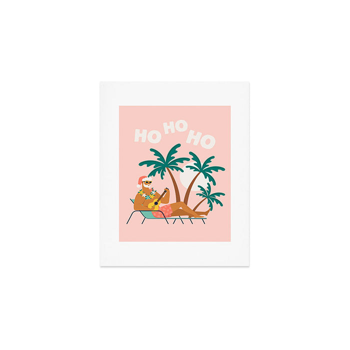 Hot Santa on vacation Art Print Gallery Image 1